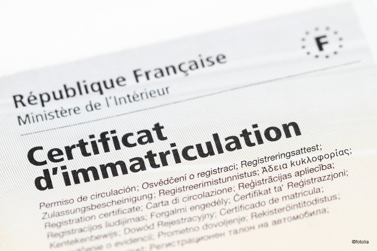 Imprimer la demande de certificat d'immatriculation